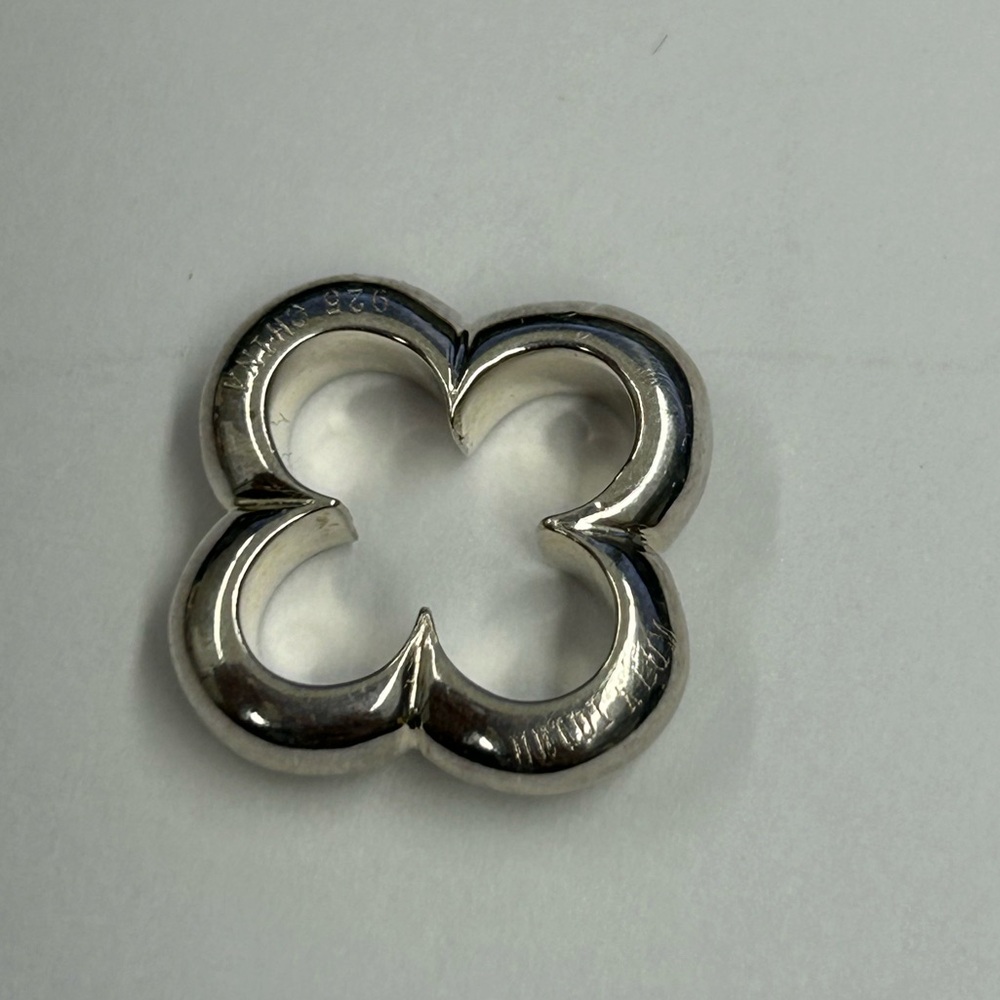 Designer Heidy Klum sterling silver clover necklace pendant bracelet charm